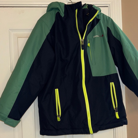 Kids' Green and Blue jacket Small - Picture 2 of 10